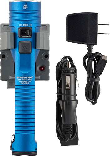 Streamlight Stinger 2020 Led - W/120v Ac/12v Dc Charger Blue - Skoutley Outdoors LLC