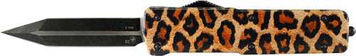 Templar Knife Small Otf Alum - Leopard 2.75" Black Dagger - Skoutley Outdoors LLC