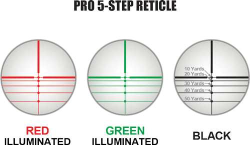 Utg Crossbow Scope 4x32 1" Pro - 5-step Rgb Reticle Qd Rings - Skoutley Outdoors LLC