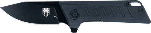 Cobratec Small Riptide Folder - 2" Black/black D2 Blade - Skoutley Outdoors LLC