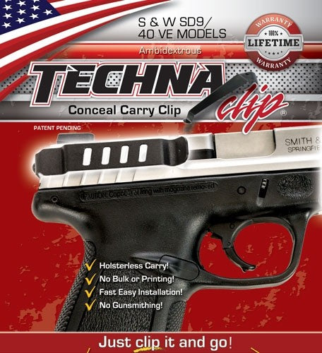 Load image into Gallery viewer, Techna Clip Handgun Retention - Clip S&amp;w Sdve 9/40 Rh/lh
