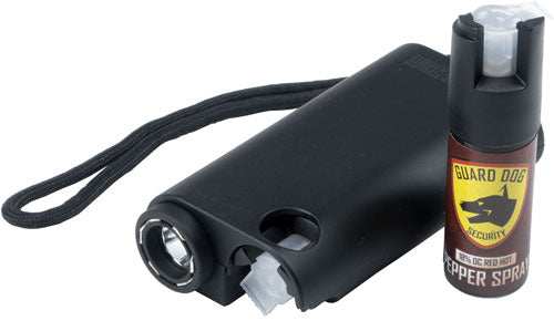 Guard Dog Olympian 3-in-1 Blk - Stun Gun/light/pepper Spray - Skoutley Outdoors LLC