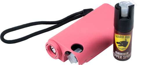Guard Dog Olympian 3-in-1 Pink - Stun Gun/light/pepper Spray - Skoutley Outdoors LLC