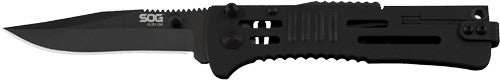 Sog Knife Slim Jim Black Tini - Black Clip Point 3.18" Blade - Skoutley Outdoors LLC