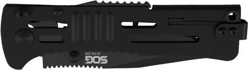 Sog Knife Slim Jim Black Tini - Black Clip Point 3.18" Blade - Skoutley Outdoors LLC