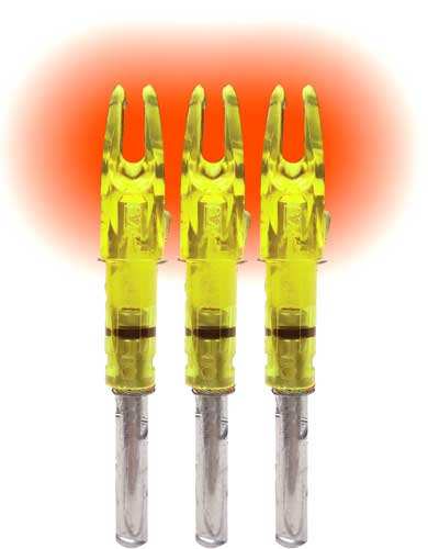 Lumenok Lighted Nock - Signature Series Hd Orange 3pk - Skoutley Outdoors LLC