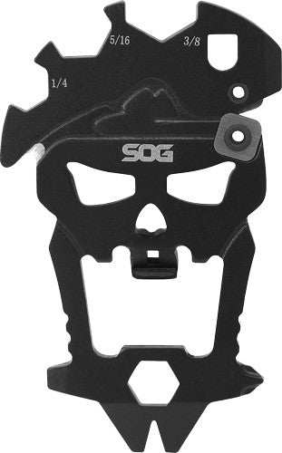 Sog Macv Tool Hardcased Black - Keychain Tool W/12 Components - Skoutley Outdoors LLC