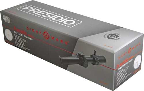 Sightmark Presidio 1-6x24 30mm - Scope Matte Black Illum Retcle - Skoutley Outdoors LLC