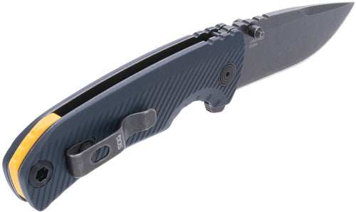 Sog Knife Tellus Atk 3.24" - Blade Sprg Asst Squid Ink/ylw - Skoutley Outdoors LLC