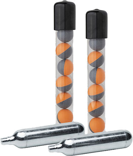 Sabre Pepper Ball Projectiles - 14 Live/2 Co2 Cartridges .68 - Skoutley Outdoors LLC