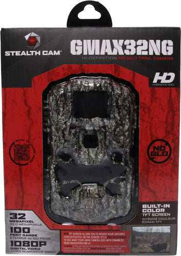 Stealth Cam Trail Cam Gmax32 - 32mp/1080hd Video Camo No-glo - Skoutley Outdoors LLC