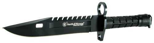 S&w Bayonet Special Ops M-9 - 7.8" Fixed Blade Black - Skoutley Outdoors LLC