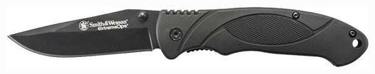 S&w Knife Extreme Ops - 3.3" Black - Skoutley Outdoors LLC