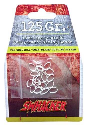 Swhacker Shrink Bands For - 125gr 2-blade 18/pk - Skoutley Outdoors LLC