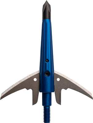 Swhacker Broadhead Levi Morgan - 2-bld Curved 100gr 2" Cut 3pk - Skoutley Outdoors LLC