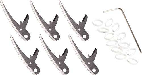 Swhacker Replacement Blades - Levi Morgan Curved 125gr 6pack - Skoutley Outdoors LLC