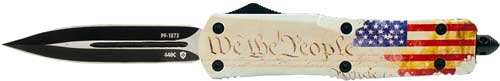 Templar Knife Small Otf We The - People 2.75" Black Dagger - Skoutley Outdoors LLC