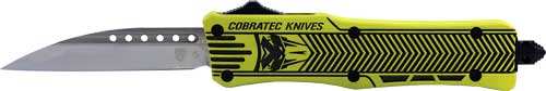 Load image into Gallery viewer, Cobratec Small Ctk1 Otf - Yellow 2.75" Wharncliffe - Skoutley Outdoors LLC
