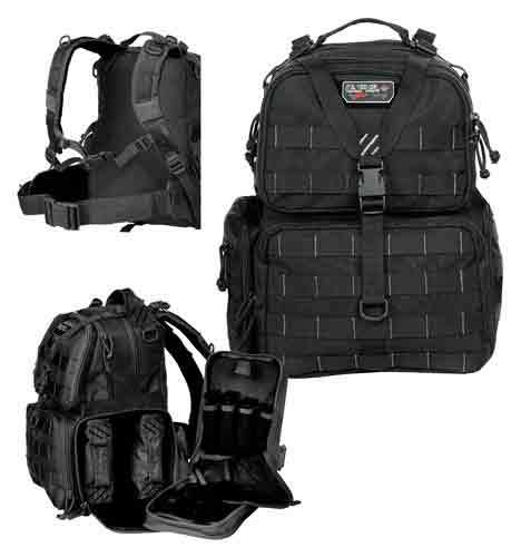 Gps Tactical Range Backpack - W/waist Strap Black Nylon - Skoutley Outdoors LLC
