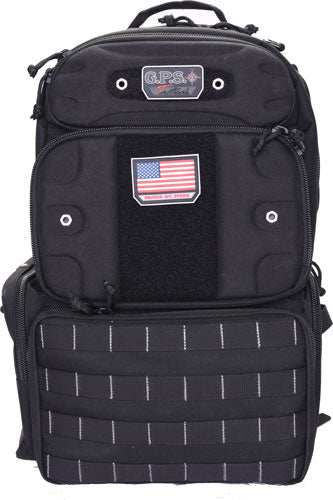 Gps Tactical Range Backpack - Tall W/waist Strap Black Nylon - Skoutley Outdoors LLC