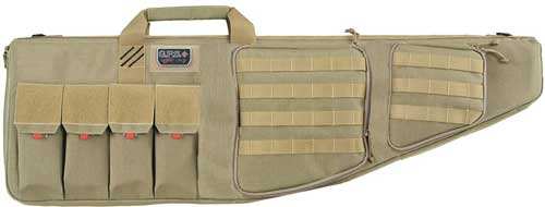 Gps Tactical Ar Case 42" Tan - W/external Handgun Holder - Skoutley Outdoors LLC