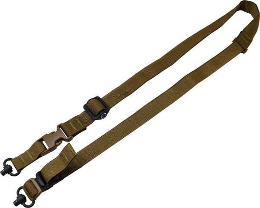 Tac Shield Sling 2n1 Warrior - Qd Push Button Padded Coyote - Skoutley Outdoors LLC