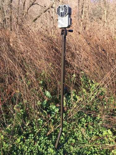 Hme Trail Cam Ground Mounting - Stick Adjustable 26"-36" - Skoutley Outdoors LLC