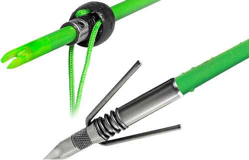 Truglo Bowfishing Speed Shot - Arrow W/spring Fshr Pnt & Slde - Skoutley Outdoors LLC