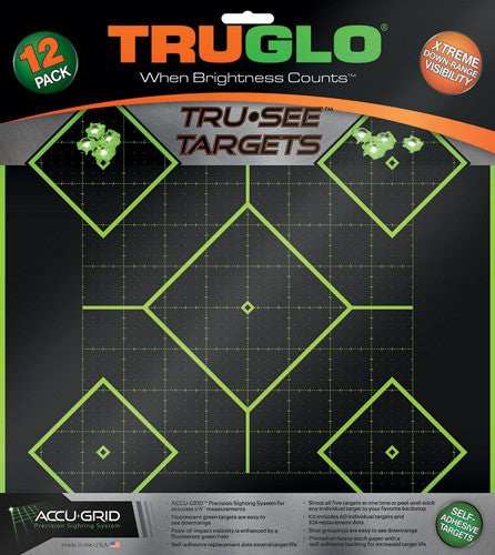Truglo Tru-see Reactive Target - 5 Daimond 12-pack - Skoutley Outdoors LLC