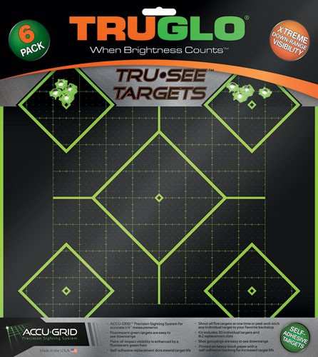 Truglo Tru-see Reactive Target - 5 Daimond 6-pack Green - Skoutley Outdoors LLC