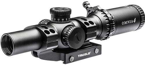 Truglo Omnia 1-4x24mm Scope - 30mm Tube Ir Sp W/1pc Mount Do - Skoutley Outdoors LLC