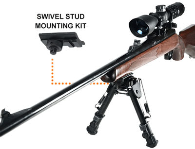 Load image into Gallery viewer, Utg Bipod Tactical Op 5.9-7.3&quot; - Picatinny Mount W/stud Adapter
