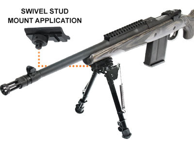 Load image into Gallery viewer, Utg Bipod Tactical Op 8-12.4&quot; - Picatinny Mount W/stud Adapter
