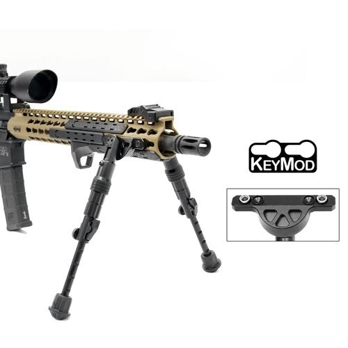 Load image into Gallery viewer, Utg Bipod Recon Flex Keymod - Matte Blk Center H 5.7&quot;-8&quot;

