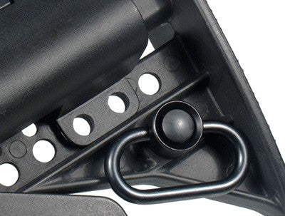 Utg Swivel Qd Push Button - 1.38" Black