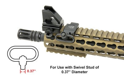 Utg Swivel Adaptor Offset - Picatinny Accepts Qd Swivels