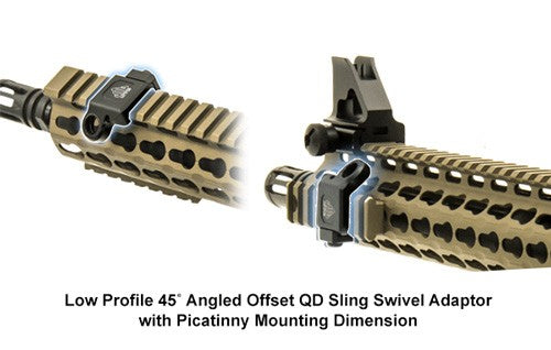 Load image into Gallery viewer, Utg Swivel Adaptor Offset - Picatinny Accepts Qd Swivels
