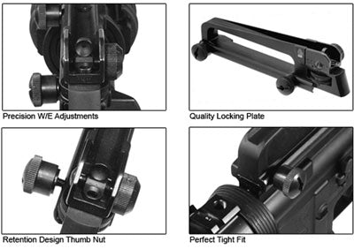 Load image into Gallery viewer, Utg Carry Handle Assembly - W/sight Picatinny Mount
