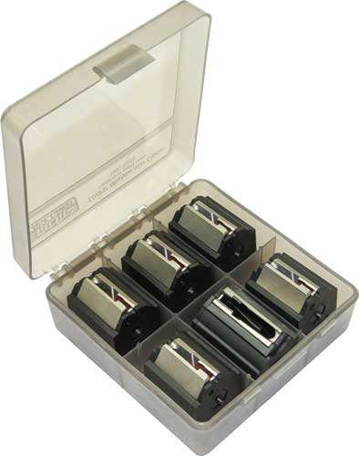 Mtm 10/22 Rotary Mag Storage - Case Holds 6 Rotary Mags Smoke - Skoutley Outdoors LLC