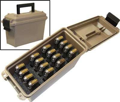 Mtm Tactical Magazine Can - Dark Earth Holds 16 1911 Mags - Skoutley Outdoors LLC