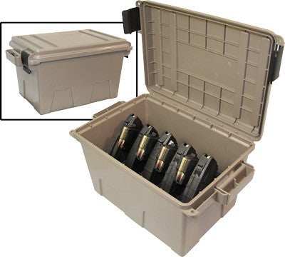Mtm Tactical Magazine Can - Dark Earth Holds 9 Ak-47 Mags - Skoutley Outdoors LLC