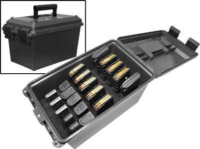 Mtm Tactical Magazine Can - Black Holds Ar-15/ds Handgun - Skoutley Outdoors LLC