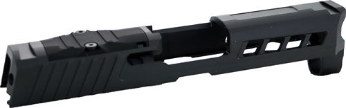 True Precision Sig P320c Slide - W/rmr Cut & Plate Black Dlc