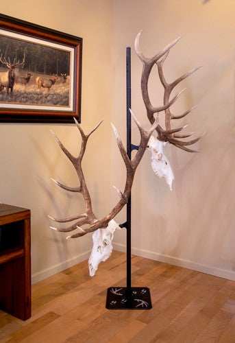 Skull Hooker Trophy Tree W/ 5 - Brackets Customizable Display - Skoutley Outdoors LLC