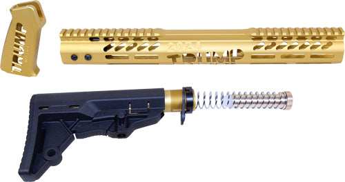Guntec Ar15 Trump Series - Furniture Set Anodized Gold - Skoutley Outdoors LLC