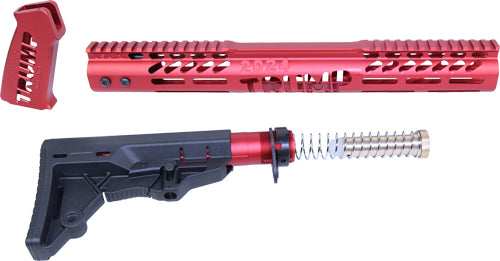 Guntec Ar15 Trump Series - Furniture Set Anodized Red - Skoutley Outdoors LLC