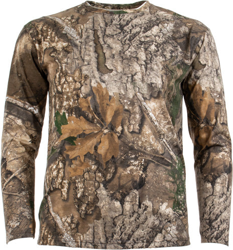 Habit Bear Cave Long Sleeve - Tee Realtree Apx Large