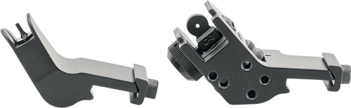 Je Fixed Front/rear Sight - 45 Degree Offset Aluminum Blk