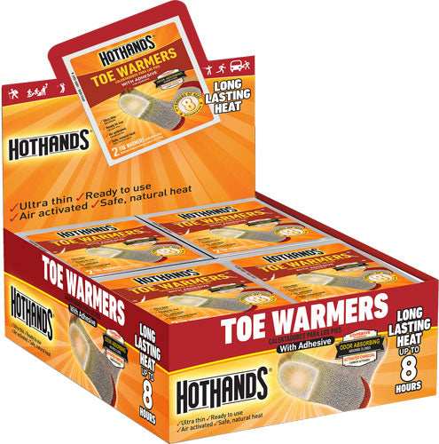 Hothands Toe Warmers 40 Pair - 8 Hour W/ Adhesive - Skoutley Outdoors LLC