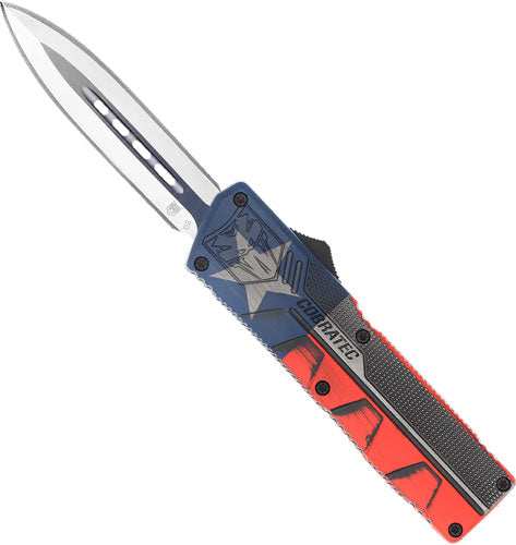 Load image into Gallery viewer, Cobratec Lightweight Otf - Texas Flag 3.25" Dagger - Skoutley Outdoors LLC
